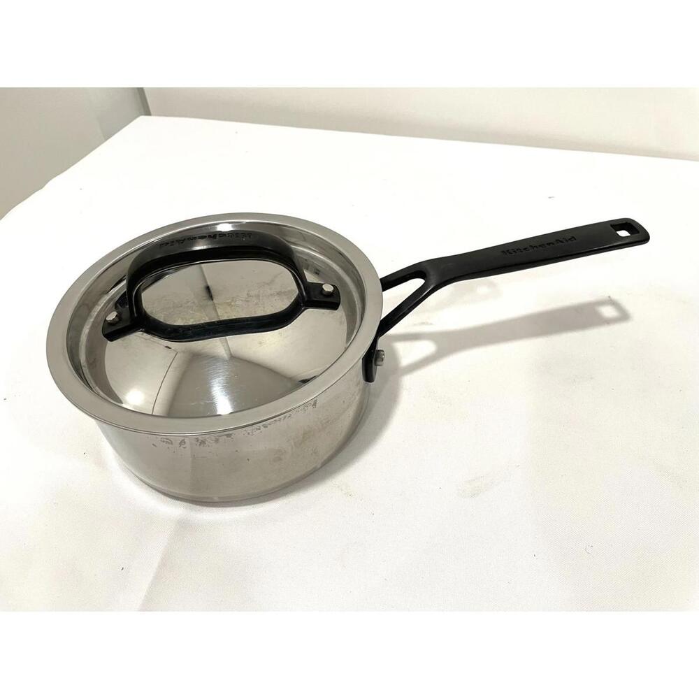 KitchenAid 5-Ply Clad Stainless Steel Sauce 1.5 Qt Sauce Pan